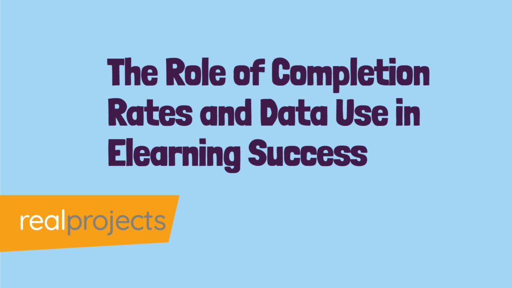 The Role of Completion Rates and Data Use in Elearning Success