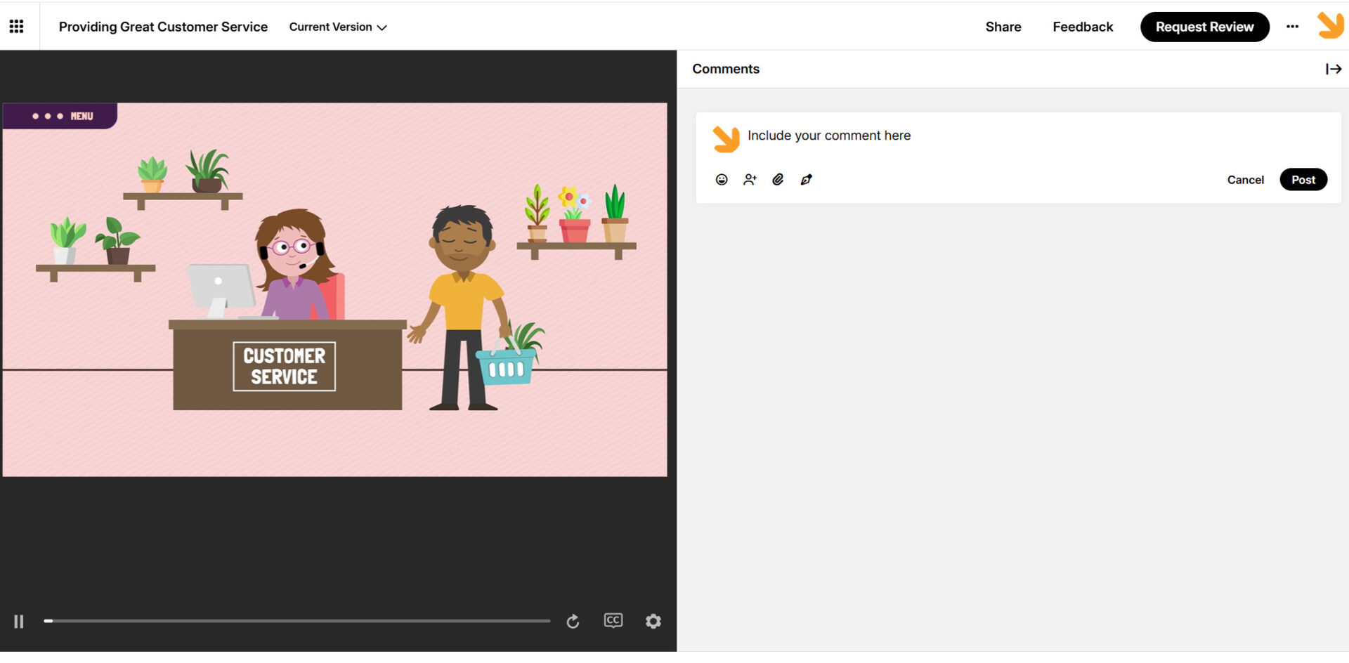 Real Projects using Articulate Review 360 for elearning feedback