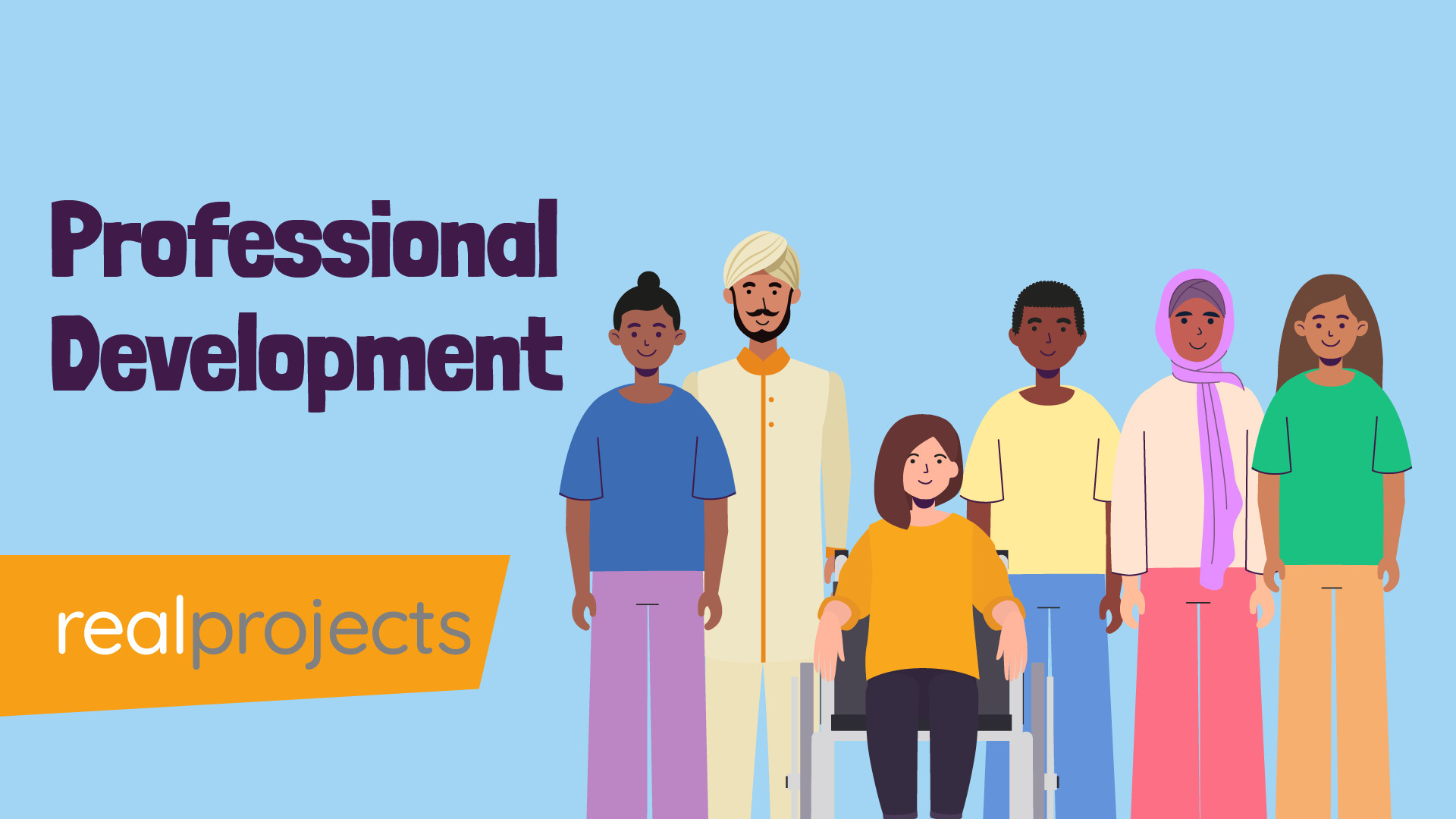 professional development - e learning - real projects